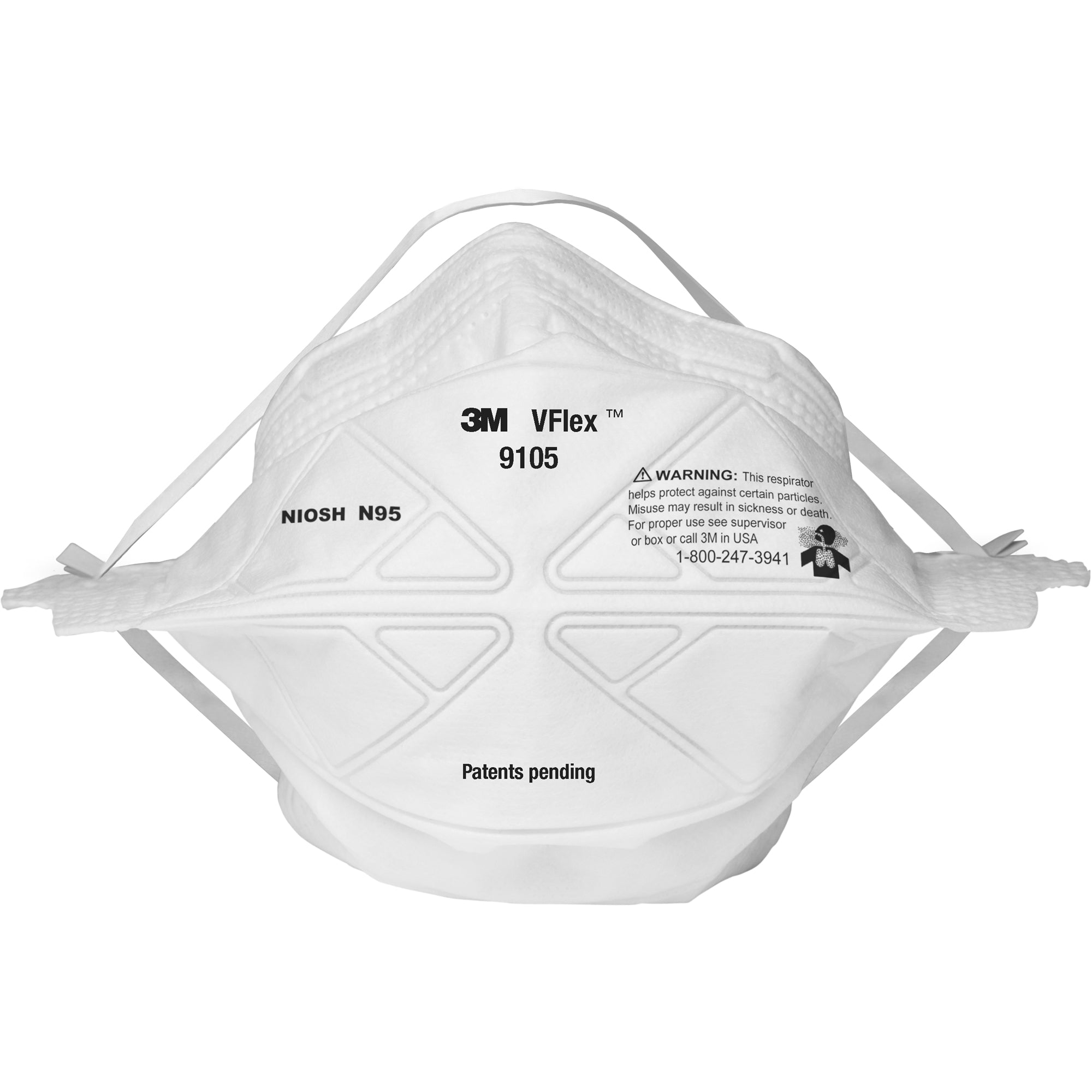 3M Canada 9105 NIOSH N95 VFlex Respirator Face Mask - In Stock at Canada Strong Masks