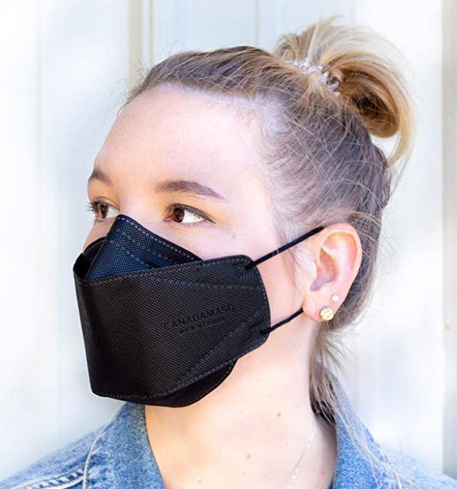 CA-N95 SMALL Black Disposable Respirator Mask - Made in Canada